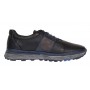 Pantofi barbati din piele naturala - Model Casual - Sport Negru Bleumarin 505ESC